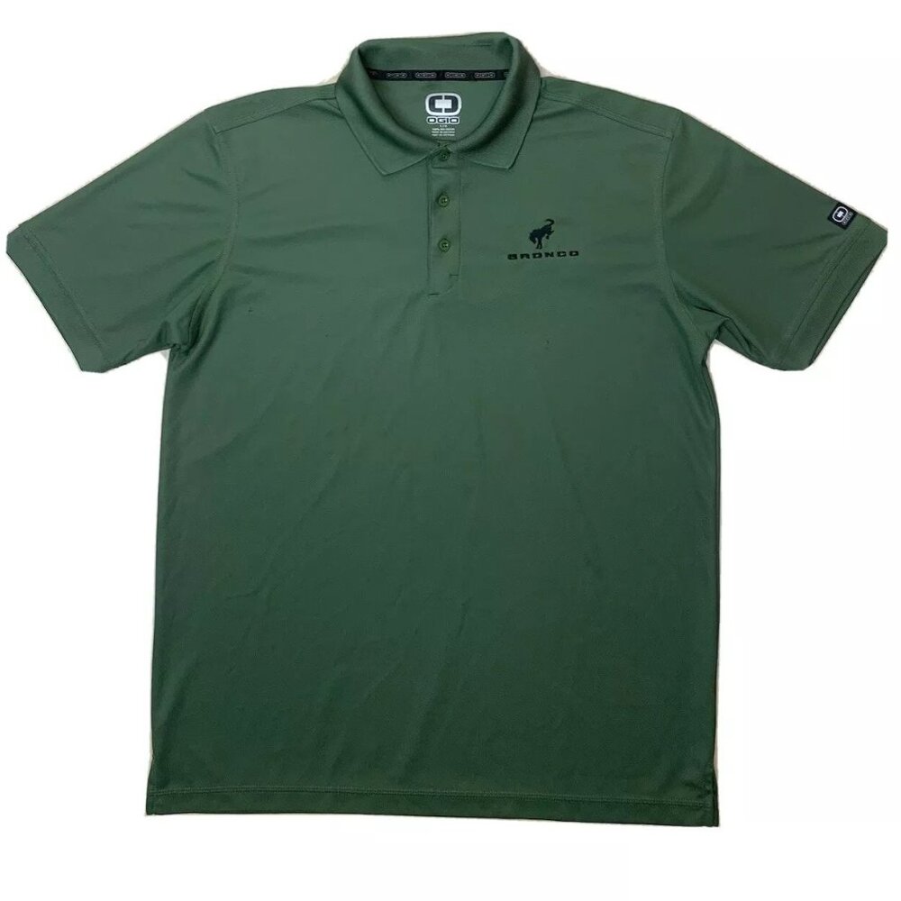 Ford Bronco Polo Shirt Men's Short Sleeve - Medium